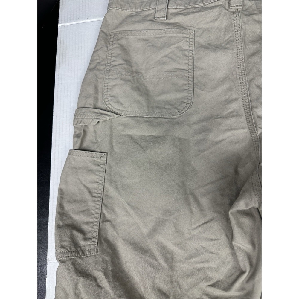 Carhartt Carpenter Canvas Shorts Mens Size 42 B147 TAN Workwear Original Fit - Picture 6 of 9